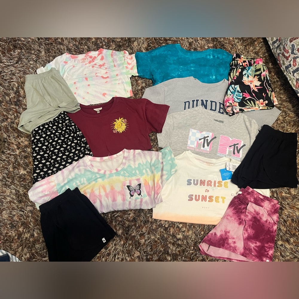 Size 10/12 Girls Summer Lot Abercrombie Old Navy children’s place